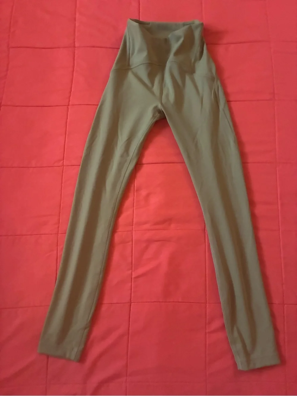 Lululemon Leggings Womens 2 Green High Rise Athletic Activewear Gym